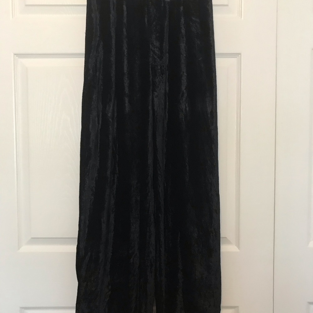Black Velvet Pants by Ultra Pink
